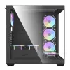 Даркфлэш DS900 компьютерный корпус (черный) + 7 ARGB-вентиляторов