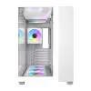 Darkflash TH285 arvutikorpus (valge) + 4 ventilaatorit