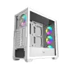 Darkflash DS900WS arvutikast (valge) + 4 ARGB ventilaatorit