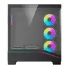 Arvutikarp DarkFlash K430 + 6 ventilaatorit (must)
