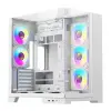 Arvutikarp DarkFlash TH285 PLUS + 8 ventilaatorit (valge)