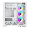 Arvutikarp DarkFlash TH285 PLUS + 8 ventilaatorit (valge)