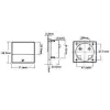 Analoog-voltmeeter: 300V AC / 70 x 60mm