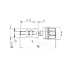 4mm SOCKET WITH CLAW EDGE / RED (PK 10A)