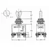 MAXI TOGGLE SWITCH DPDT ON-OFF-ON 5A/250V