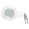 LED desk lamp with magnifying glass 5 diopters - 4W - 48xLED - white