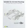 2.5 Inch Hard Drive Mounting Frame to 3.5 Inch - 2-fold