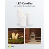 Set of 3 LED Candles "Outdoor"