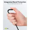 USB-C™ Supersoft Textile Cable with Metal Plugs, 3 m, black