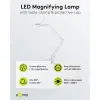 LED Magnifying Lamp with Clamp, 10 W, white