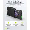 USB-C™ PD GaN Dual Fast Charger 90° Flat (65 W) black