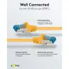 CAT 6A Patch Cable, S/FTP (PiMF), yellow