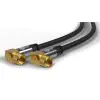 SAT Antenna Cable (135 dB), 4x Shielded