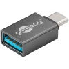 USB Adapter USB-C™ to USB-A, OTG, grey