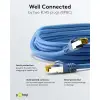 RJ45 Patch Cord CAT 6A S/FTP (PiMF), 500 MHz, with CAT 7 Raw Cable, blue