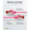 CAT 6 Patch Cable S/FTP (PiMF), magenta