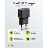 USB-A Dual Charger (12 W) black