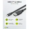 USB-C™ to USB-A Cable, 0.5 m, black