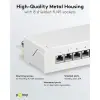 CAT 6 Mini/Desktop Patch Panel, 8 Port
