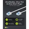 Ultra-Flexible CAT 6A Patch Cable, Slim, U/FTP, white