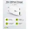 USB-C™ PD GaN Dual Fast Charger Slim (20 W) white
