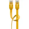 CAT 6 Flat Patch Cable, U/UTP, yellow