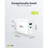 USB-C™ PD GaN Dual Fast Charger (30 W) white