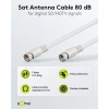 SAT Antenna Cable (80 dB), Double Shielded