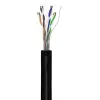 CAT 6 network cable, U/UTP, black