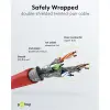 CAT 6A Patch Cable, S/FTP (PiMF), red