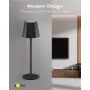 Wireless LED Table Lamp, Size M, 37 cm, black