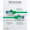 CAT 6A Patch Cable, S/FTP (PiMF), Green