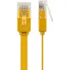 CAT 6 Flat Patch Cable, U/UTP, yellow