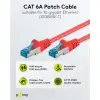 CAT 6A Patch Cable, S/FTP (PiMF), red