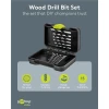 Wood Drill Bit Set, 15-Piece