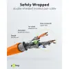 CAT 6 Patch Cable S/FTP (PiMF), orange