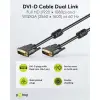 DVI-D Full HD Cable Dual Link, gold-plated