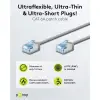 Ultra-Flexible CAT 6A Patch Cable, Slim, U/FTP, grey