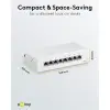 CAT 6 Mini/Desktop Patch Panel, 8 Port