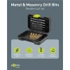 Metal And Masonry Drill Bit Set, 17-Piece