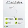 LED Magnifying Lamp with Clamp, 9 W, white