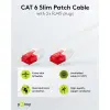 CAT 6 Slim Patch Cable U/UTP,white