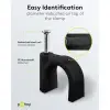 Cable Clip 16 mm, black