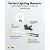 10 Wireless LED Christmas Tree Candles