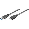 USB-A to Micro-B Cable, 0.5 m, black