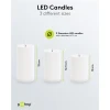 Set of 3 LED Candles "Outdoor"