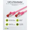CAT 6 Patch Cable S/FTP (PiMF), magenta