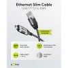 USB-C™ 3.1 to RJ45 Ethernet Cable, Slim, 7.5 m