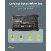 Mini Cordless Screwdriver Set, 28 Pcs.