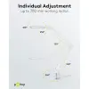 LED Magnifying Lamp with Clamp, 10 W, white
